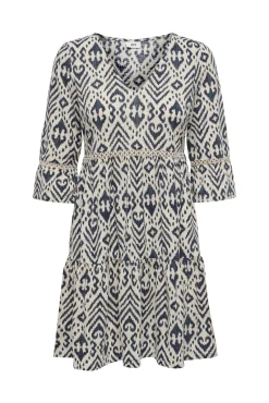 Vestido Corto Estampado
