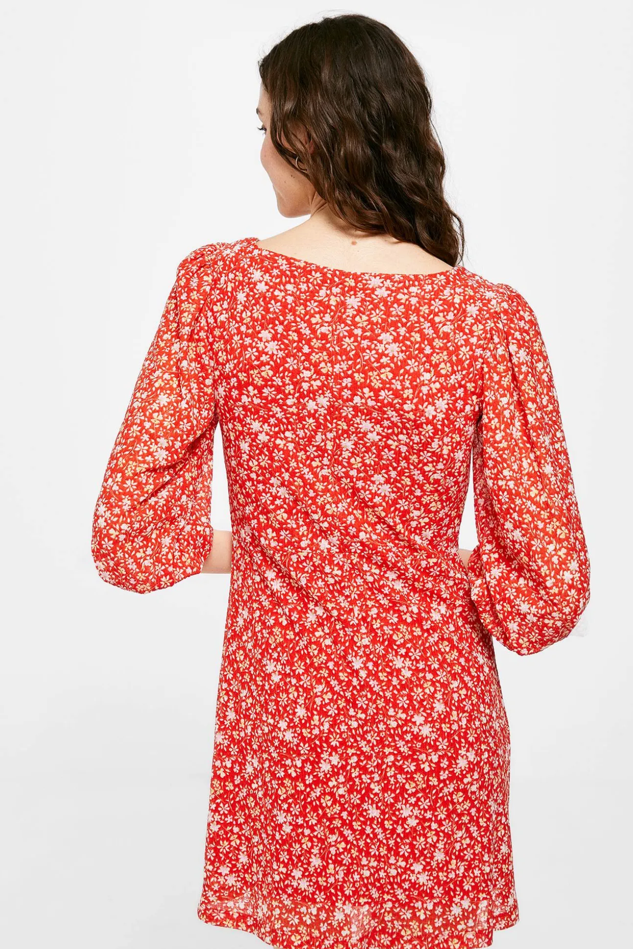 Vestido Corto Frunces