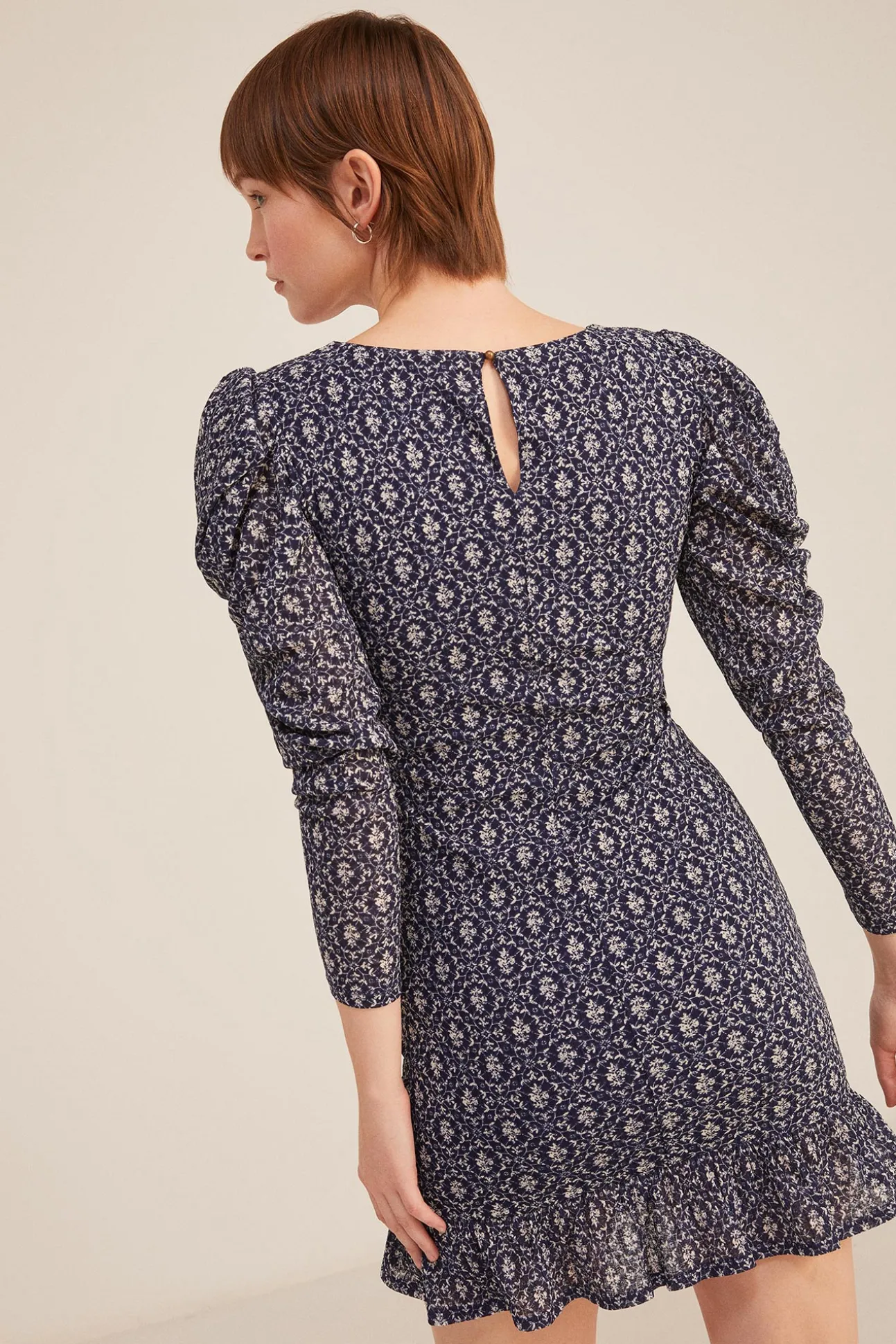 Vestido Corto Frunces