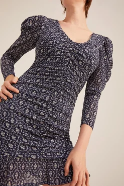 Vestido Corto Frunces