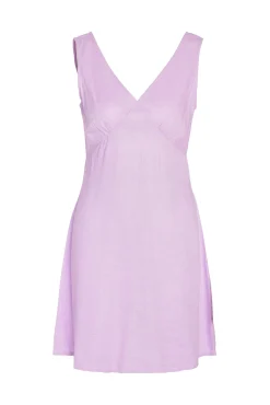 Vestido Corto Lino