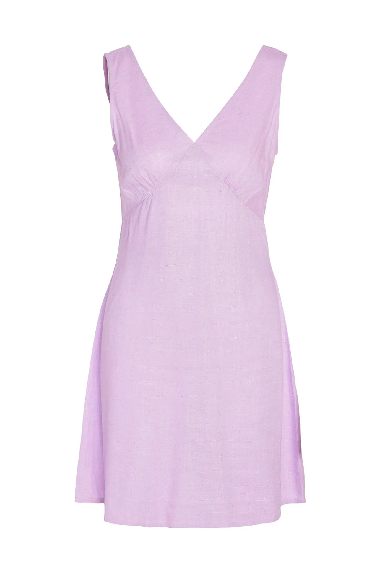 Vestido Corto Lino