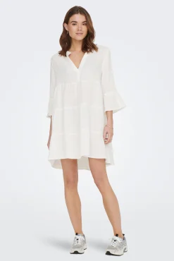 Vestido Corto Manga 3/4