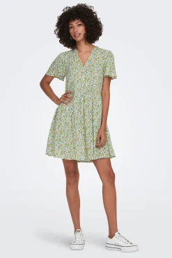 Vestido Corto Manga Corta