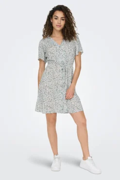 Vestido Corto Manga Corta