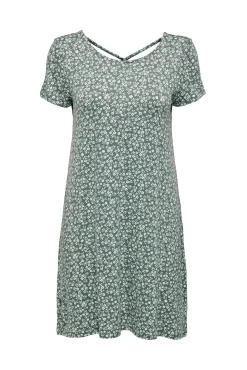 Vestido Corto Manga Corta