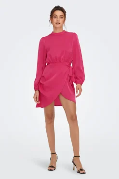 Vestido Corto Satinado