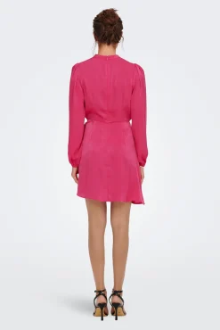 Vestido Corto Satinado