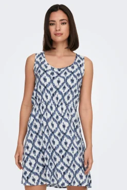 Vestido Corto Sin Mangas