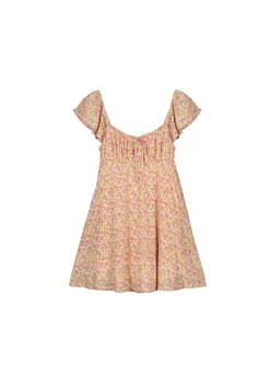 Vestido Corto Tirante Volante