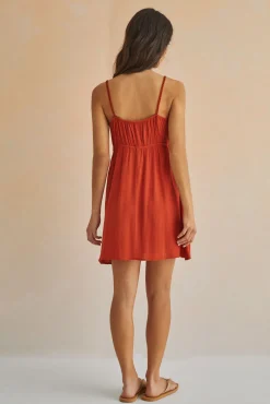 Vestido Corto Tirantes Crochet Pecho