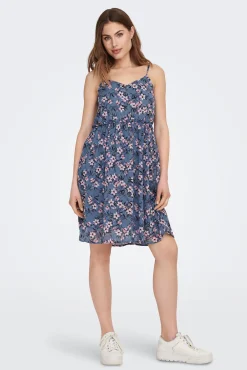 Vestido Corto Tirantes Fluido