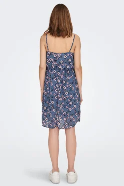 Vestido Corto Tirantes Fluido