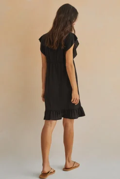 Vestido Corto Volantes