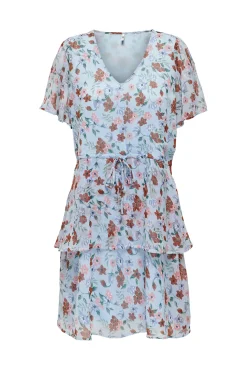 Vestido Corto Volantes