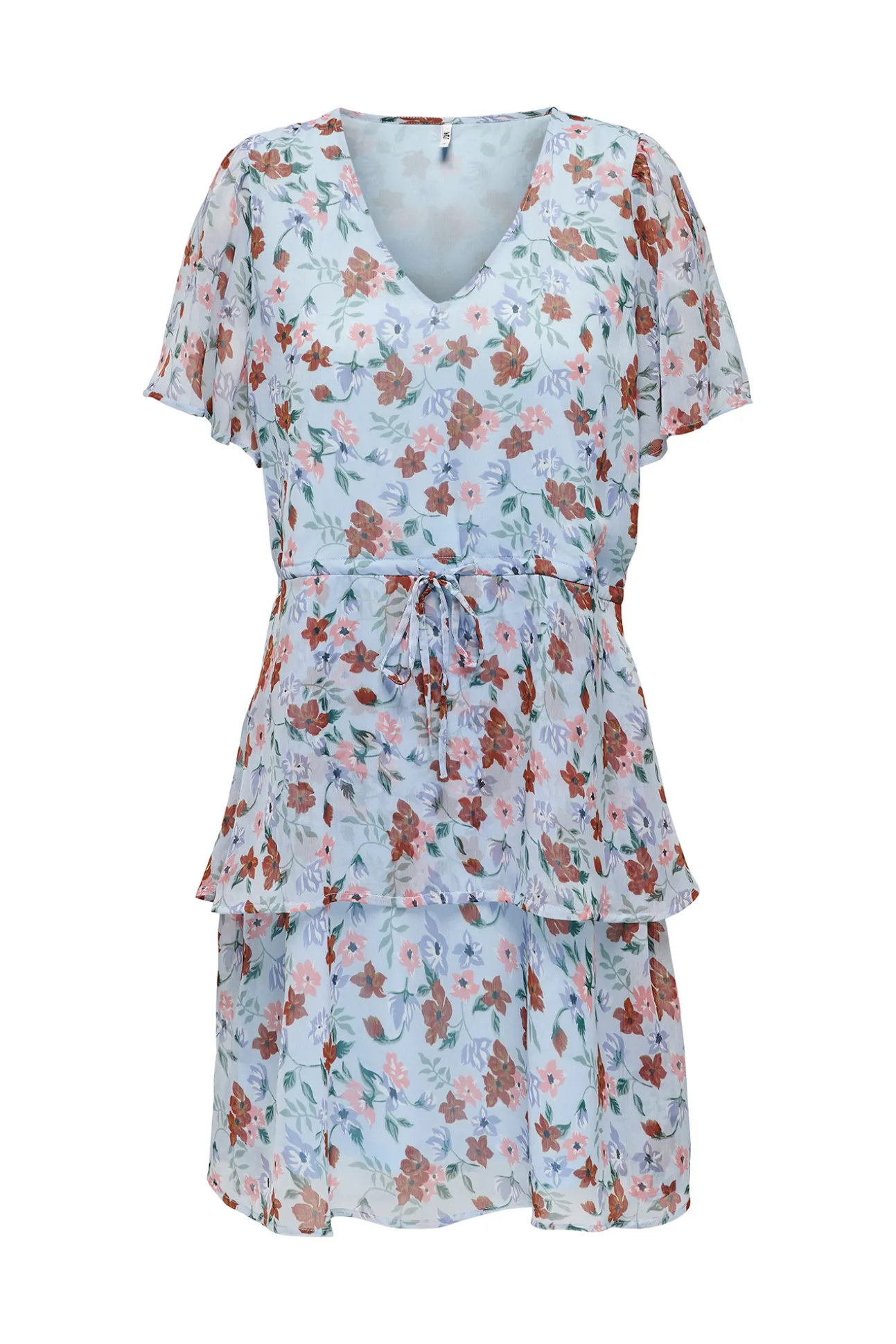 Vestido Corto Volantes
