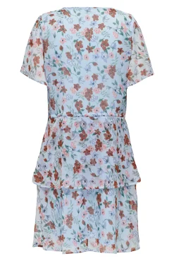 Vestido Corto Volantes