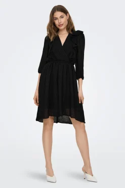 Vestido Corto Volantes