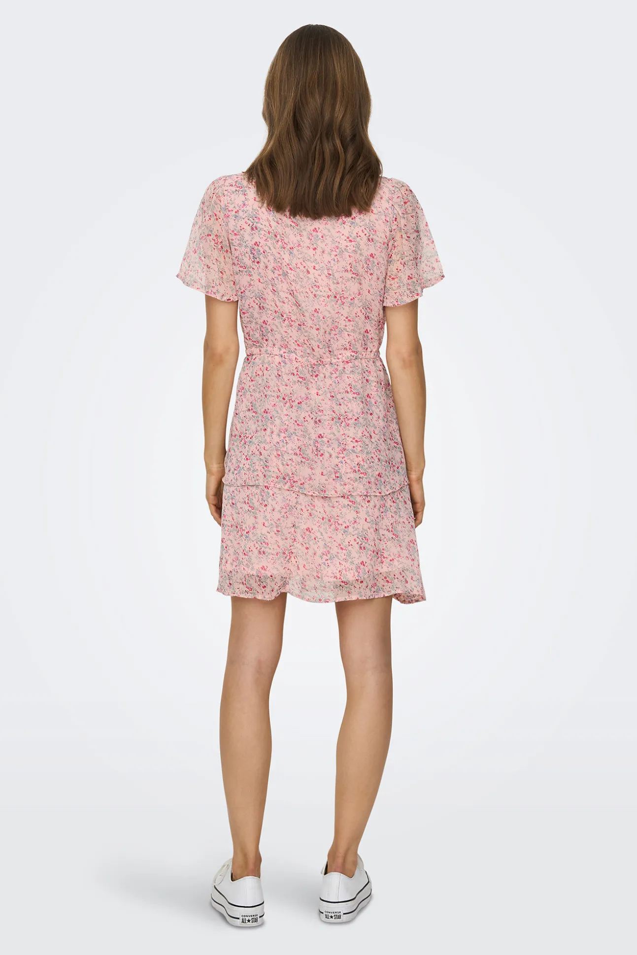 Vestido Corto Volantes