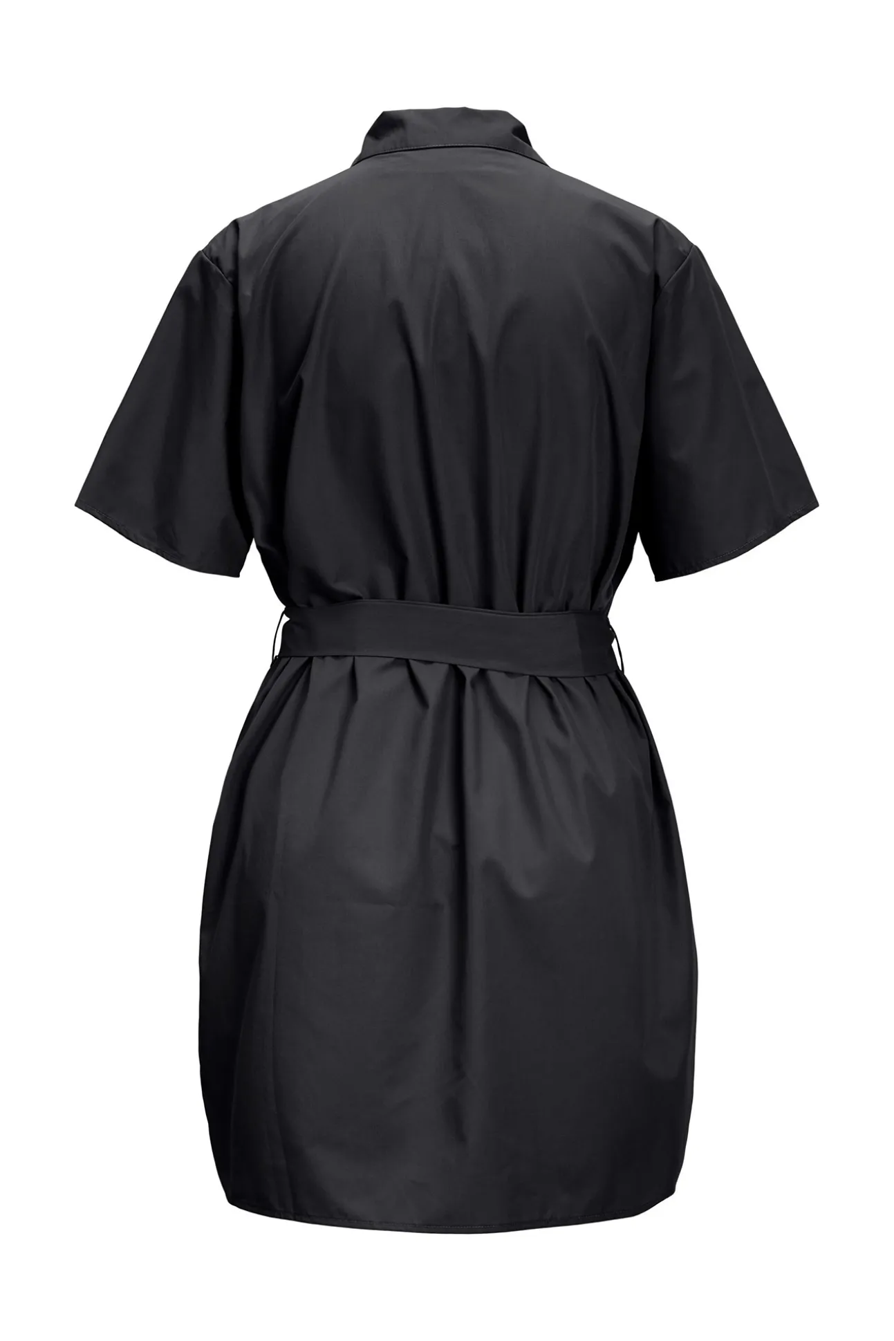 Vestido Corto Y De Manga Corta