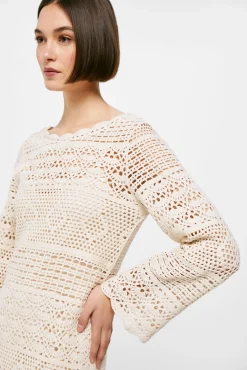 Vestido Crochet Escote Espalda
