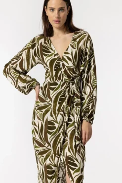 Vestido Cruzado Con Lazo