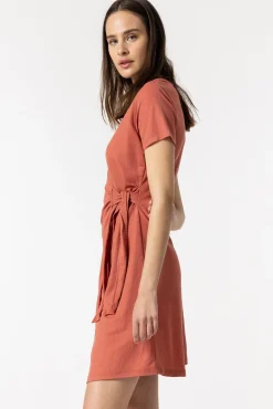 Vestido Cruzado Con Lazo