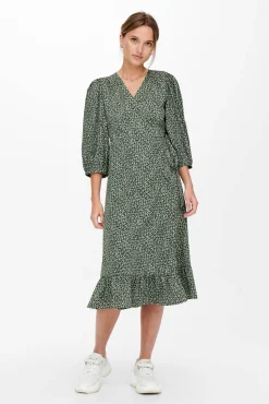 Vestido Cruzado Midi