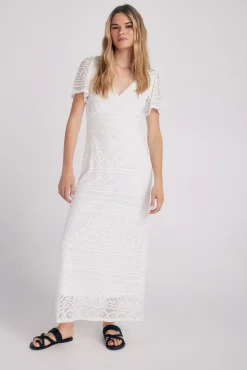 Vestido De Crochet De Punto
