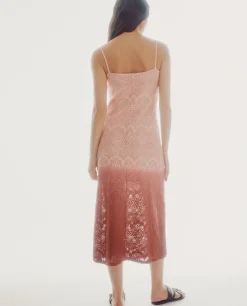 Vestido De Crochet De Punto