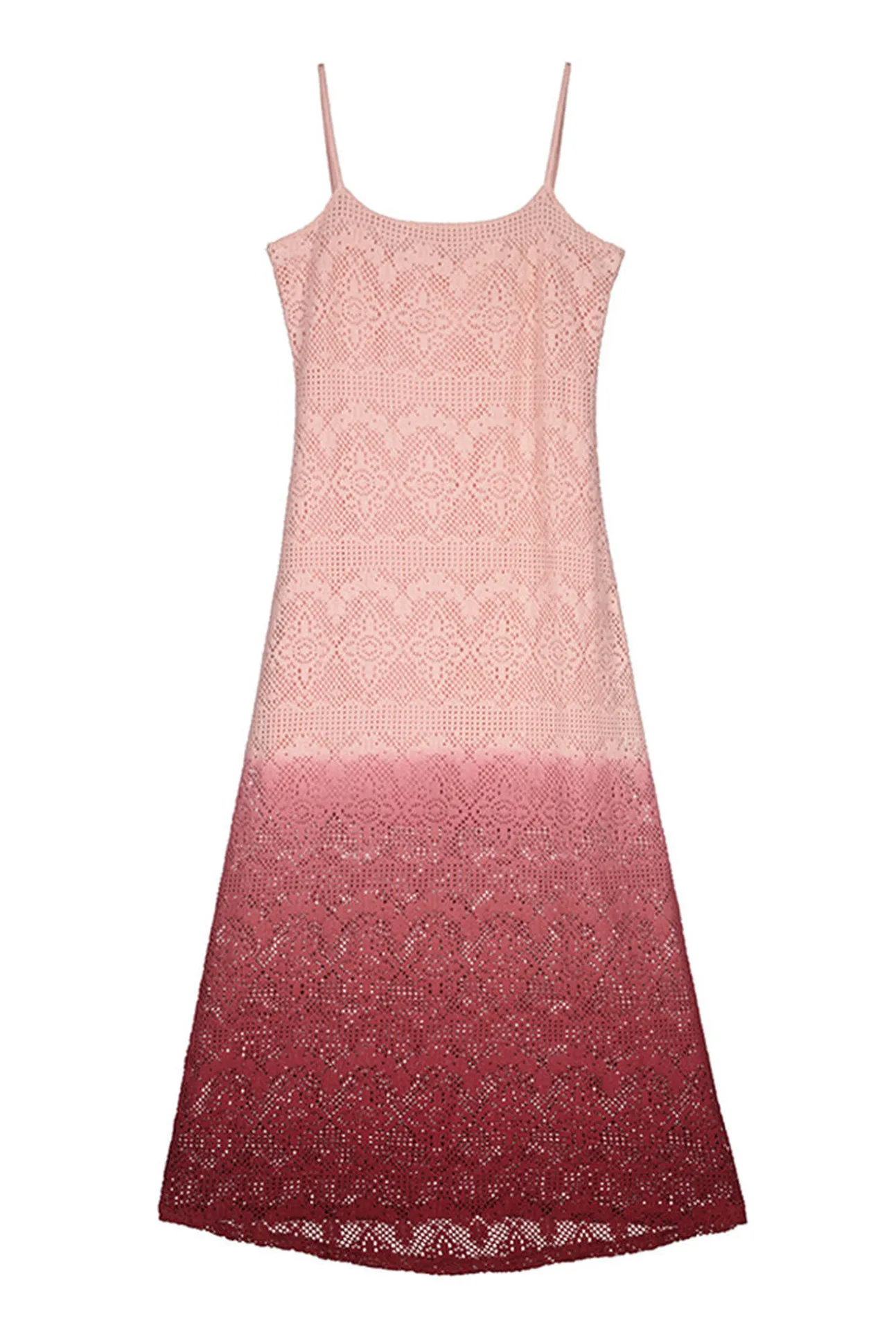 Vestido De Crochet De Punto