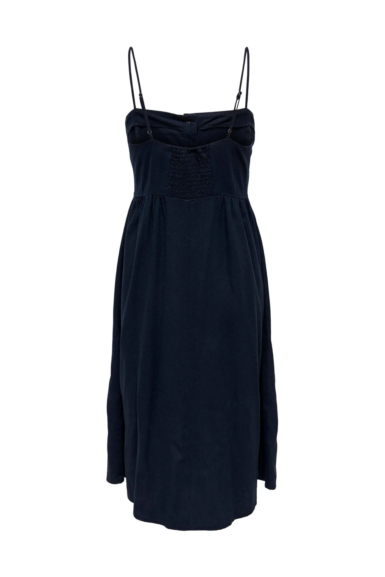 Vestido De Lino Midi