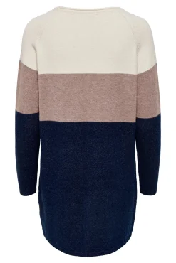 Vestido De Punto Color Block