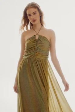 Vestido De Punto Halter