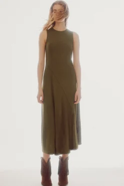 Vestido De Punto Midi