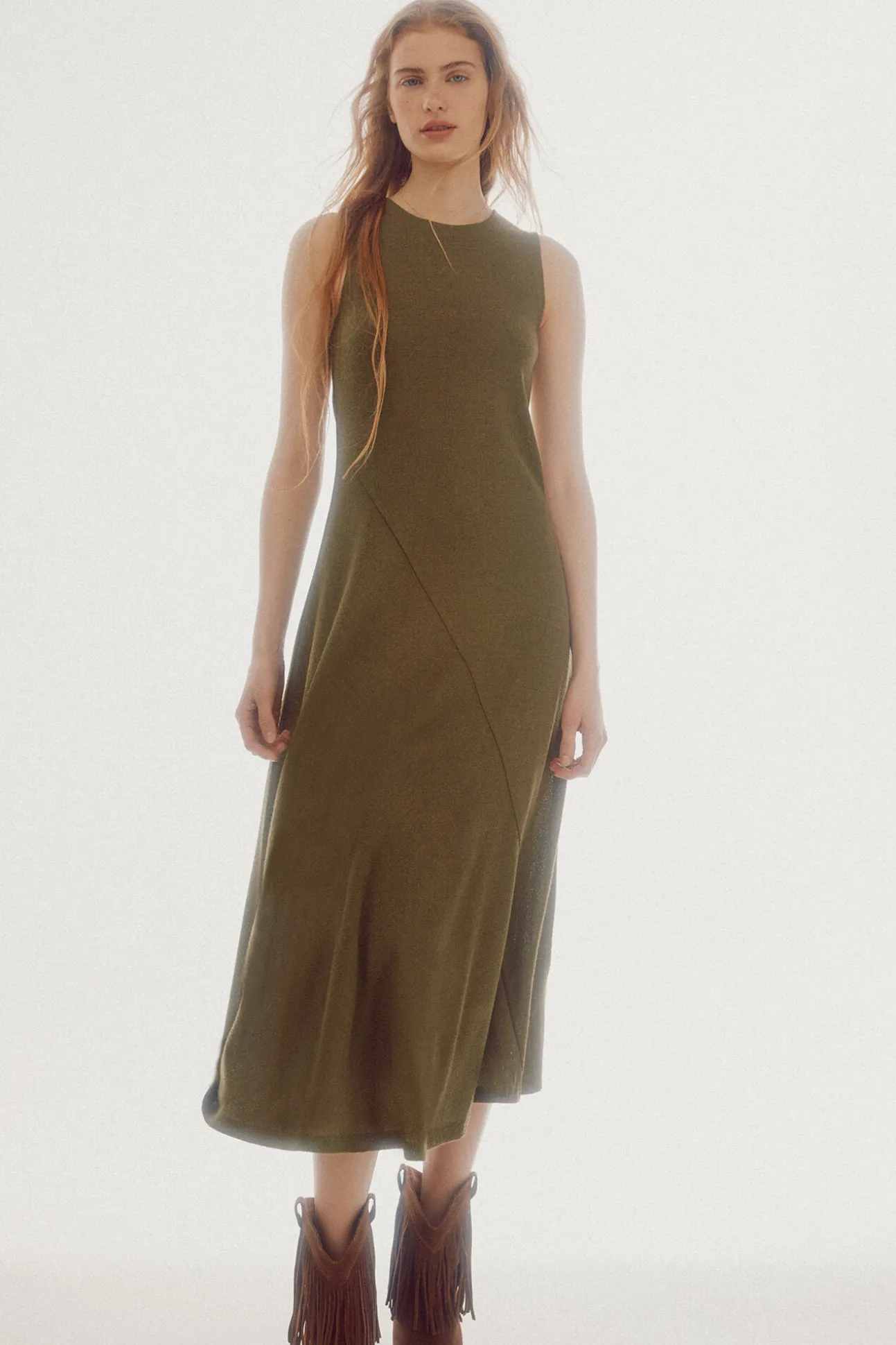 Vestido De Punto Midi