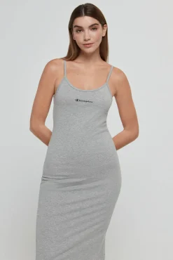 Vestido De Tirantes Con Logotipo Pequeno