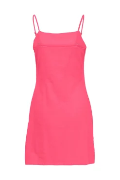 Vestido De Tirantes Con Lino