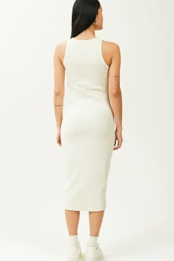 Vestido De Tirantes De Punto Acanalado