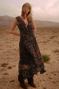 Vestido De Tul Estampado