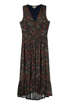 Vestido De Tul Estampado