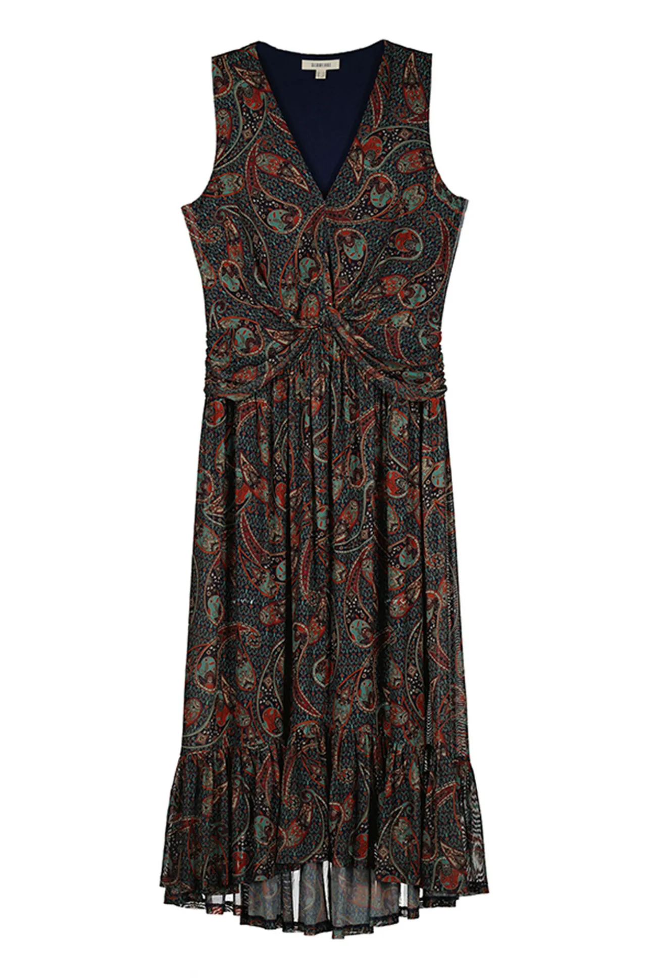 Vestido De Tul Estampado