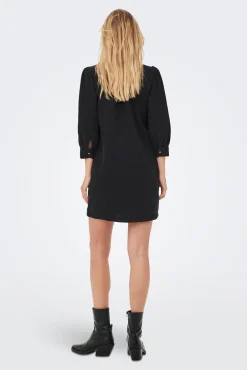 Vestido Denim Manga Larga