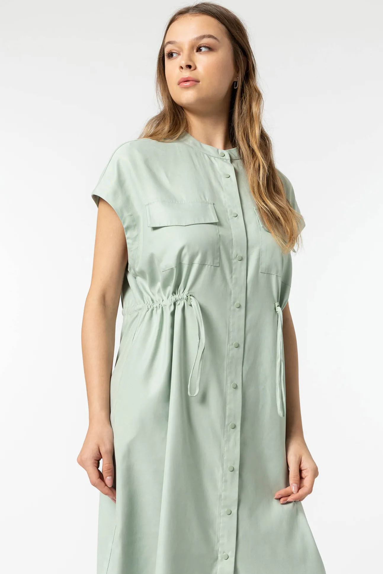 Vestido Efecto Piel De Melocoton