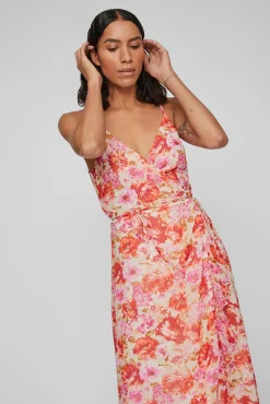 Vestido Envolvente De Tirantes