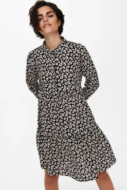 Vestido Estampado Camisero