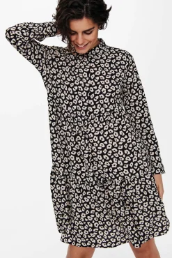 Vestido Estampado Camisero
