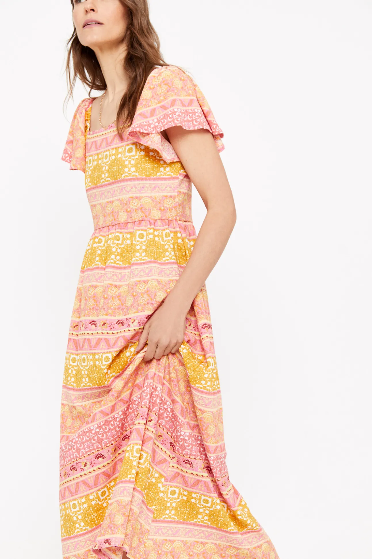 Vestido Estampado Estructura