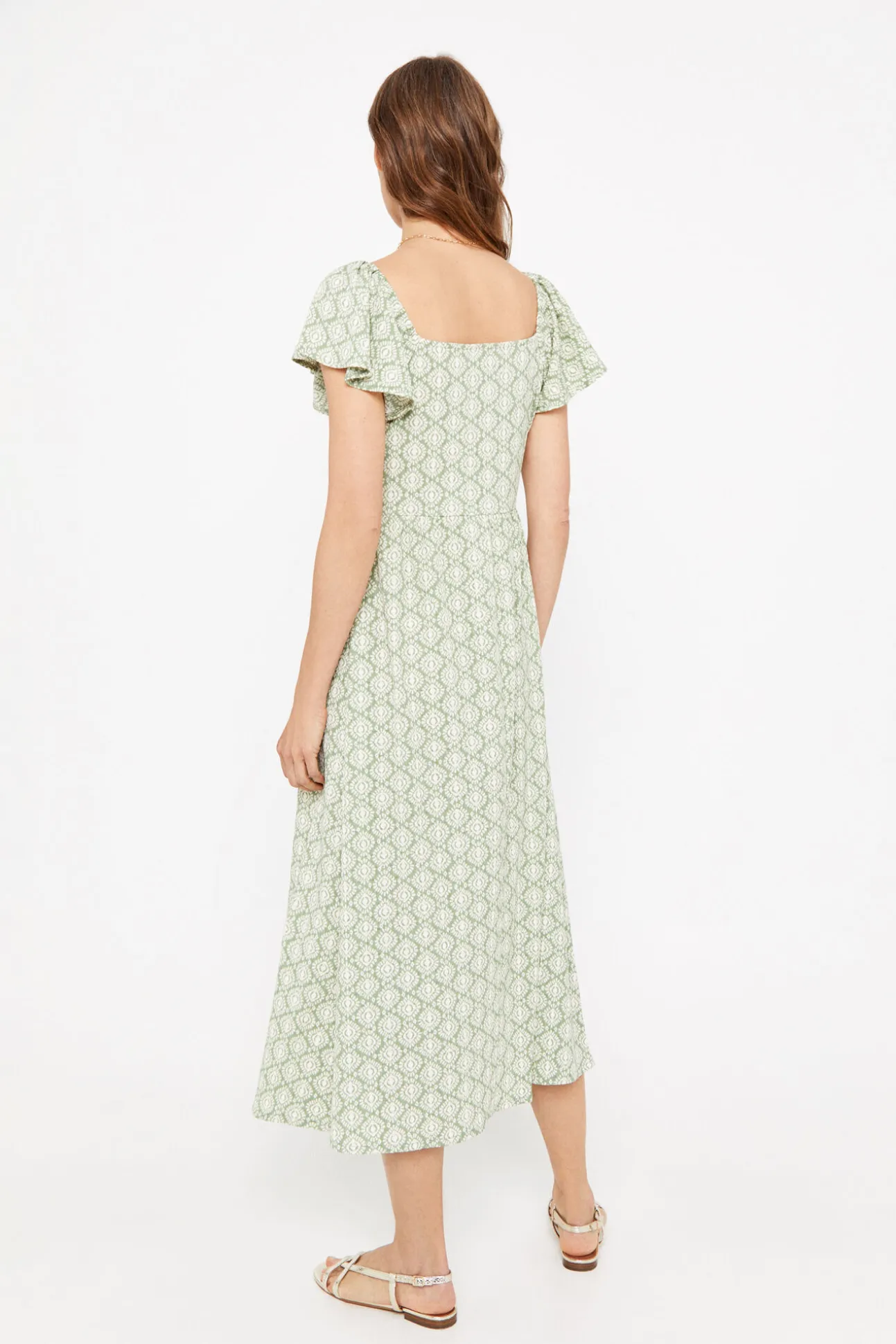 Vestido Estampado Estructura