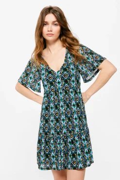Vestido Estampado Volumen